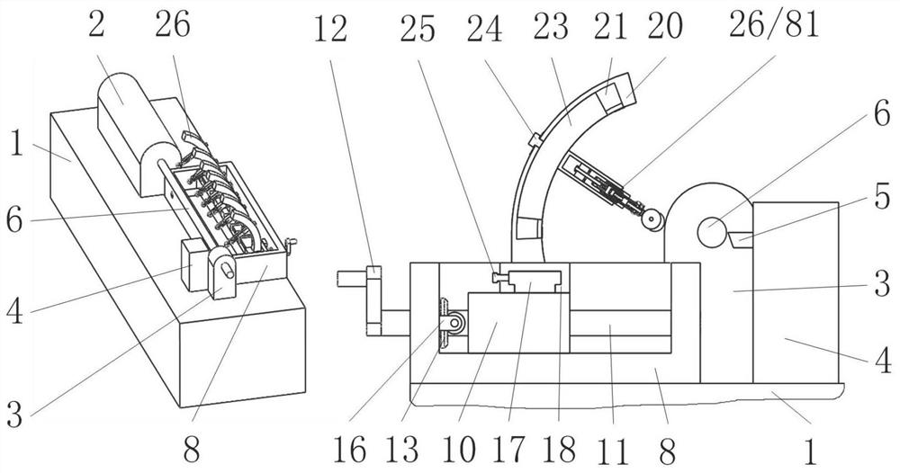 Slender shaft numerical control lathe fixture
