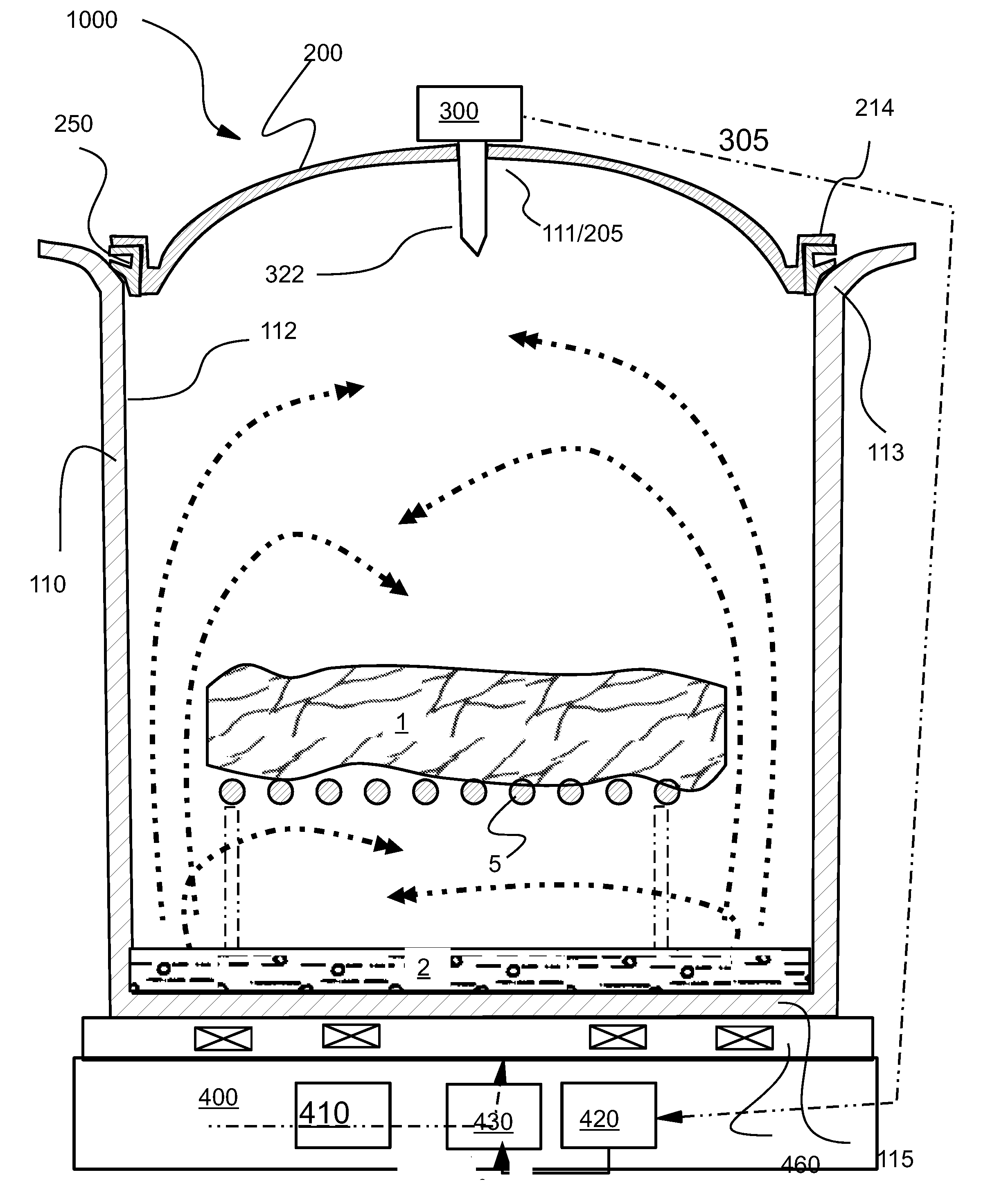 Low-pressure cooking method and cookware vessel adapted for the same