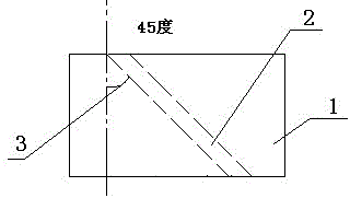 Ground tile for cables or optical cables at different angles