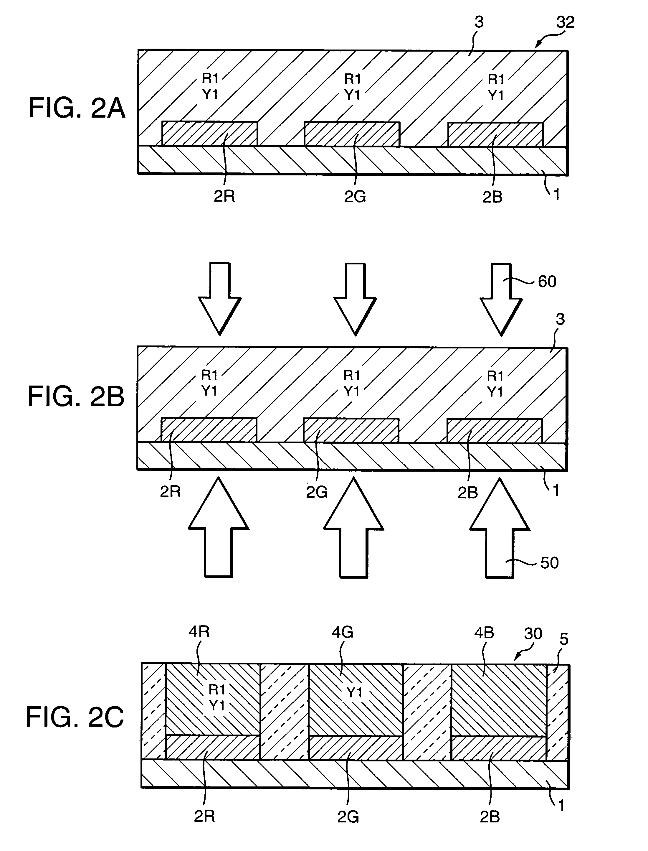 Method and apparatus for manufacturing a color conversion filter