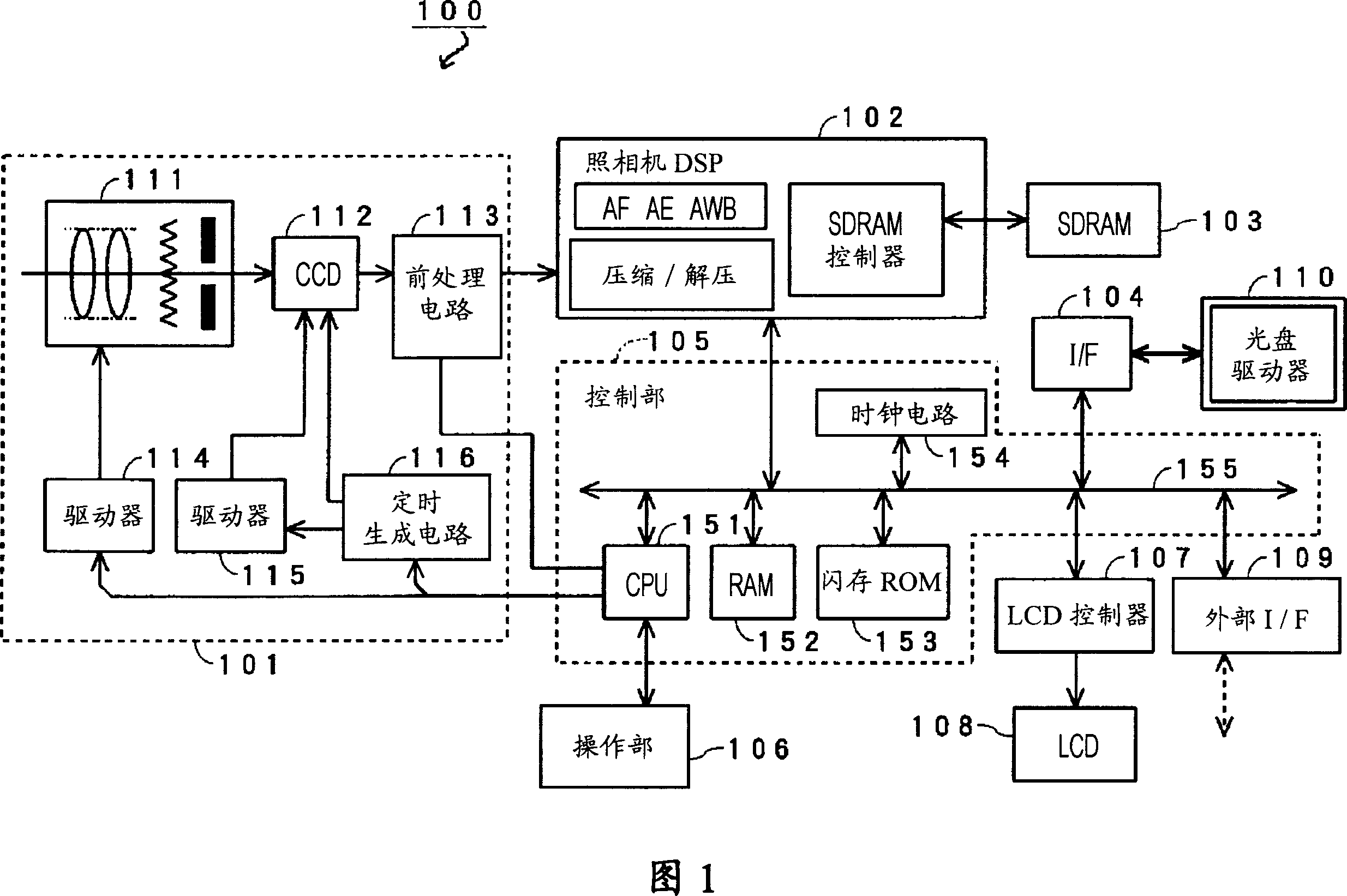 Disk device, and signal producing method