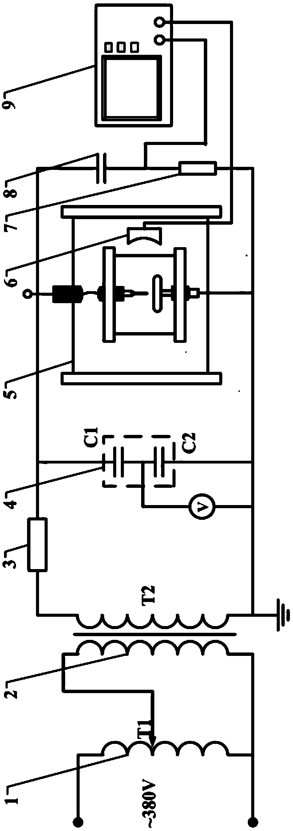 Insulating gas insulating performance experiment system and method thereof applied to electrical equipment