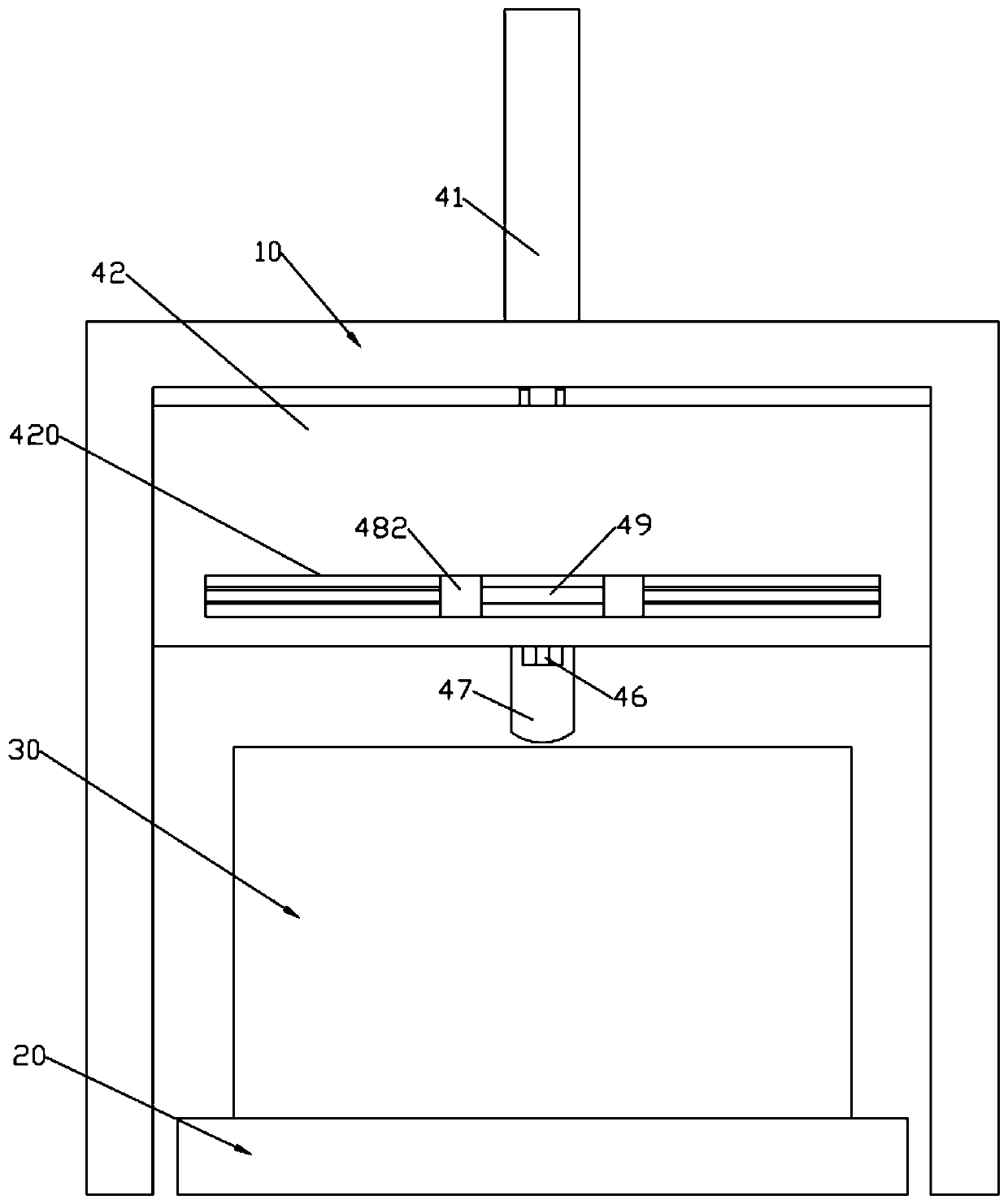 A paper pressing device with controllable compression rate for printing press