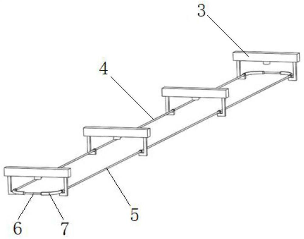 Vine hanging control system and method for greenhouse planting