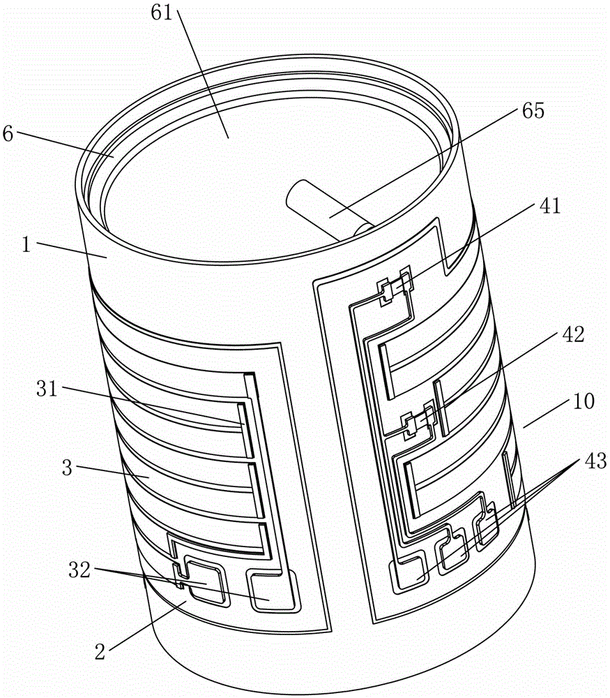 Device used for heating liquid