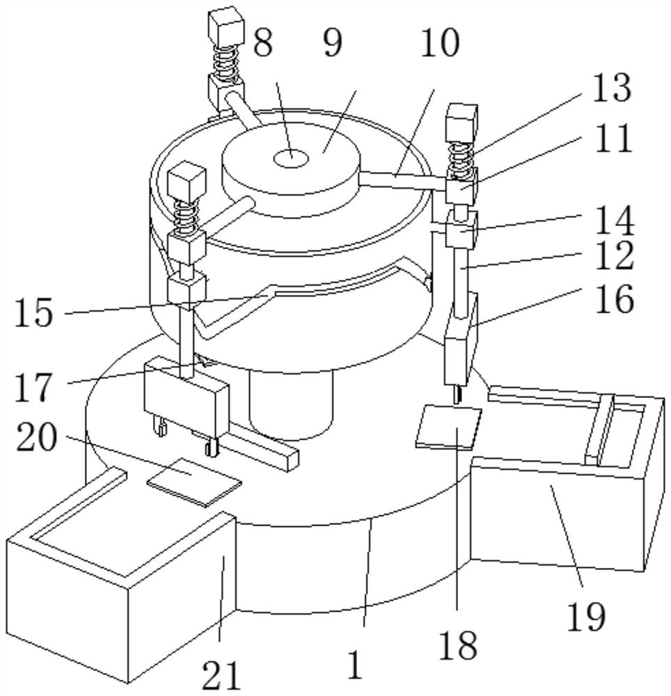 Environment-friendly treatment equipment of copper material polishing liquid