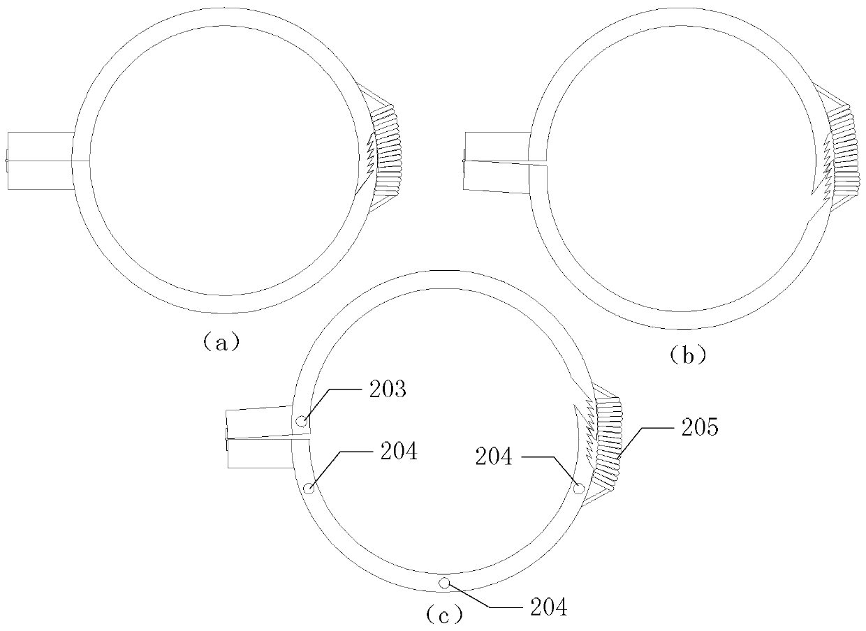 Maintenance device for electric line pole of electric transmission line