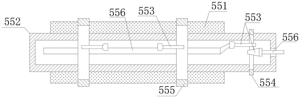 Rolled titanium tube surface efficient degreasing and deoiling device ...