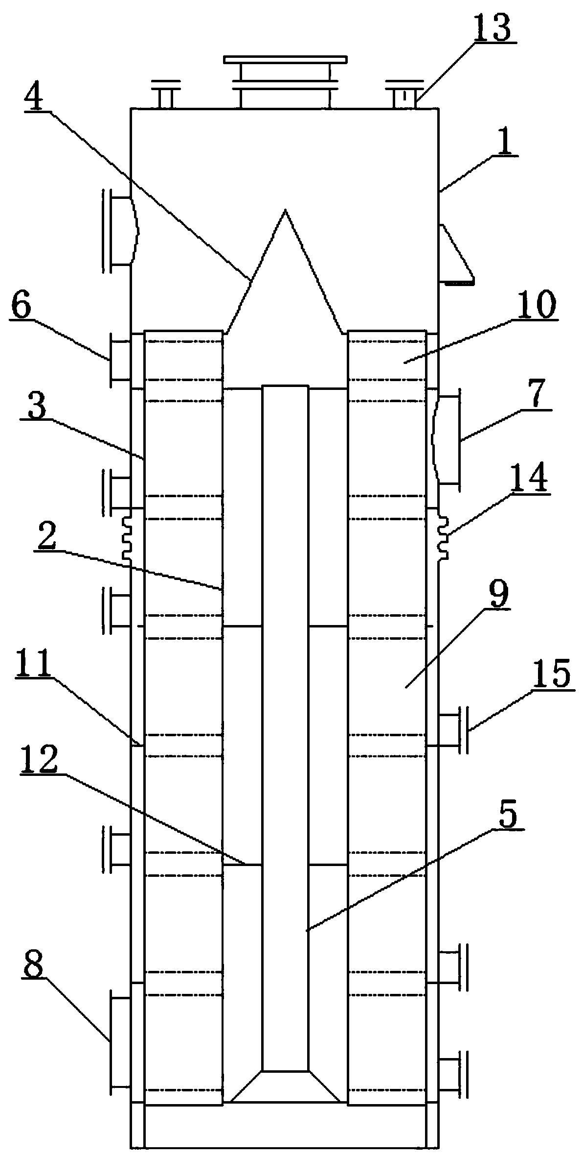 Progressive high-efficiency energy-saving biomass pyrolyzing furnace