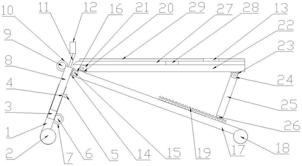 Sit-up fitness board with counting function