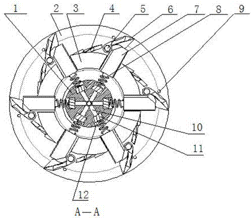 A centrifugal water pump with online adjustable blades