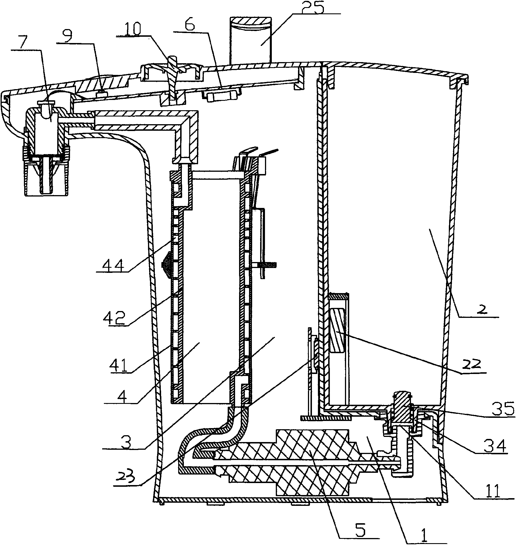 Instant heating type electric kettle