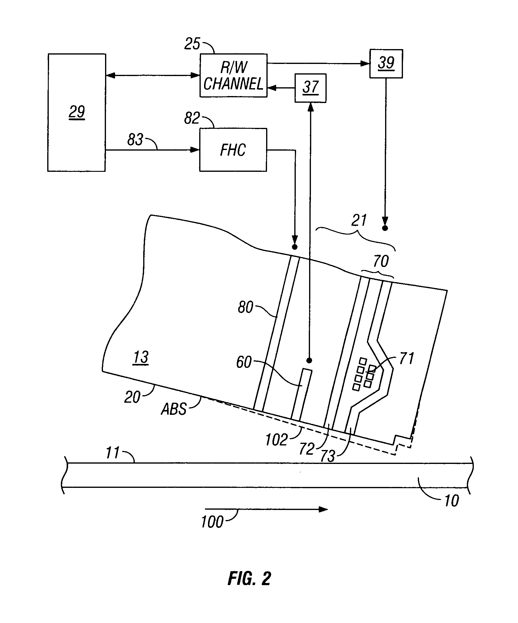 System and method for determining head-disk contact in a magnetic recording disk drive by magnetoresistive signal amplitude