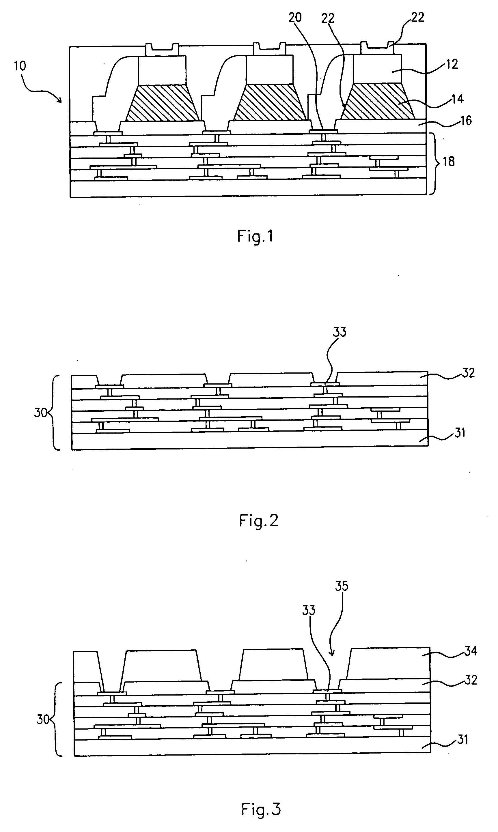 Post passivation structure for a semiconductor device and packaging process for same