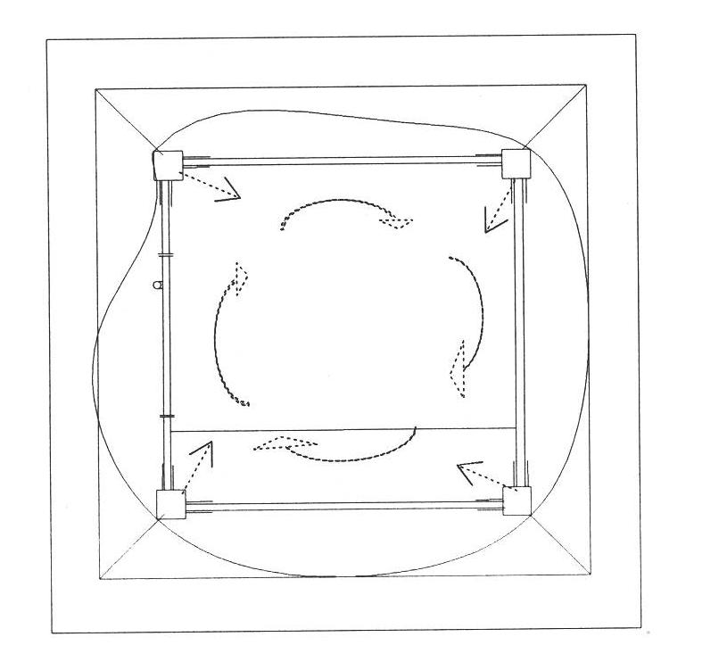 Ground heating sentry box of intelligent system