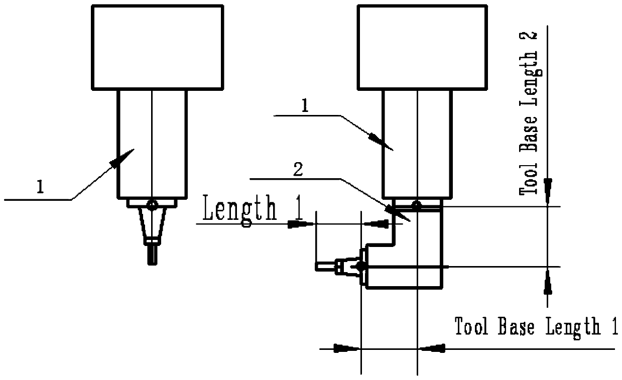 A Method of In-Machine Tool Setting for Right Angle Head of CNC Machine Tool