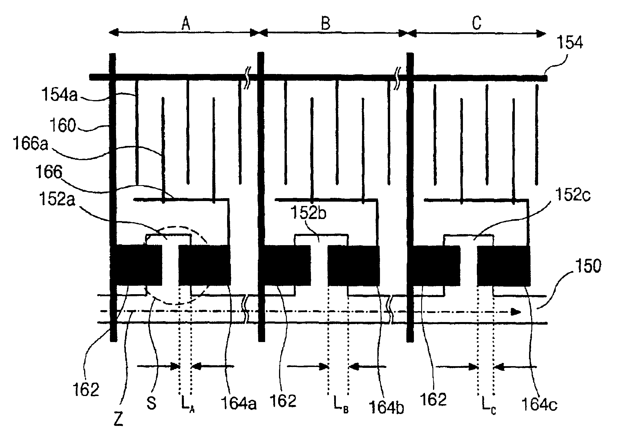 In-plane switching LCD device