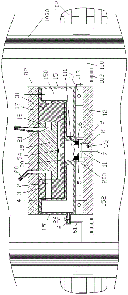 Position-sensor-and-control-valve-contained cooling device assembly for power well in building