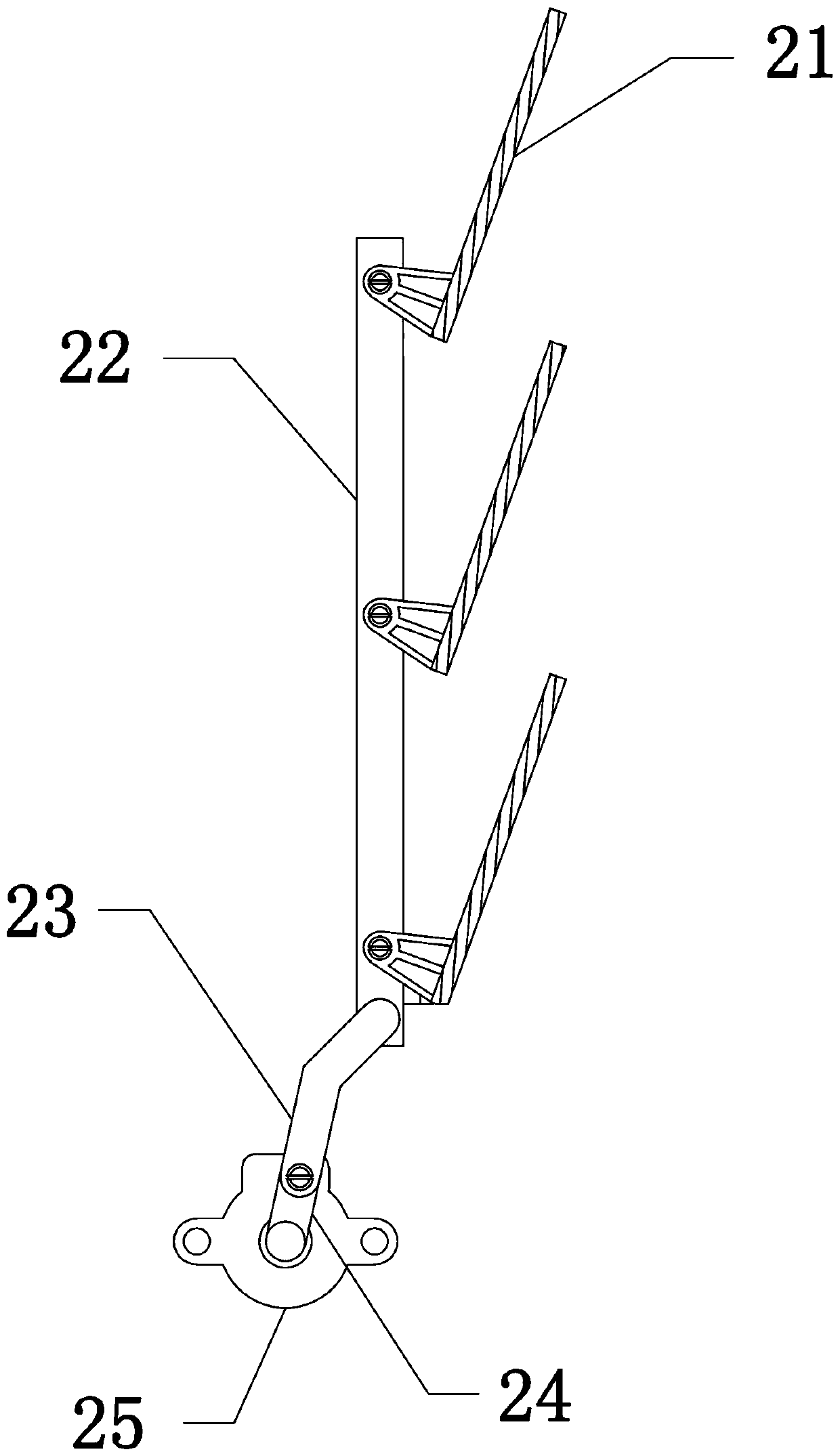 An air-conditioning indoor unit air inlet and outlet structure