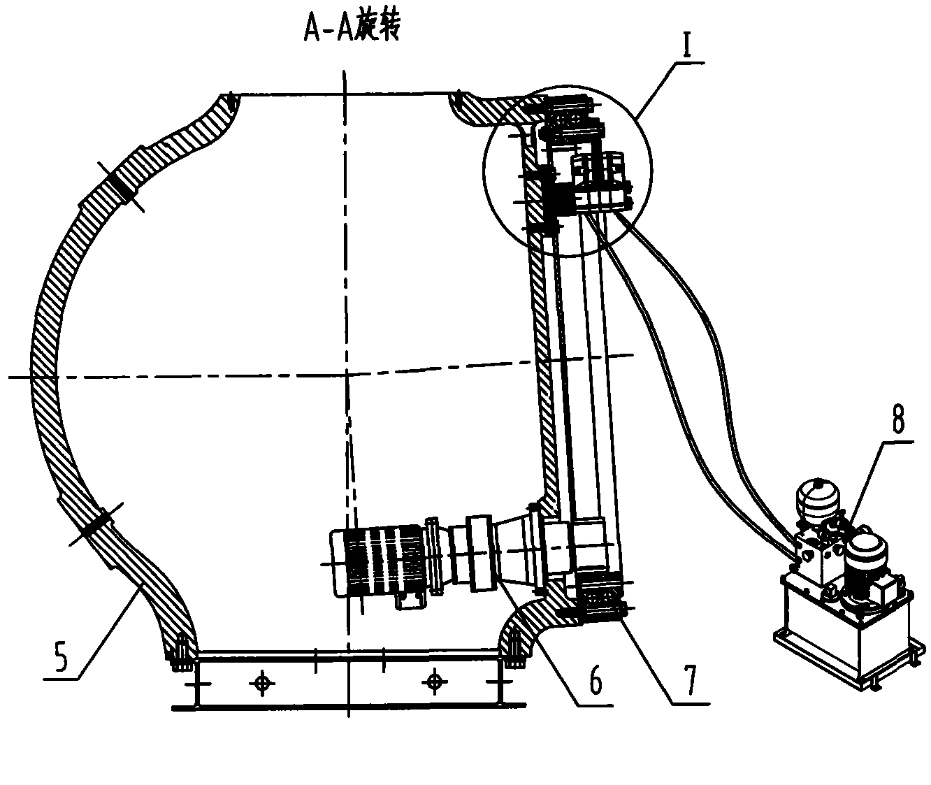 Test unit of variable-pitch system of wind generation set