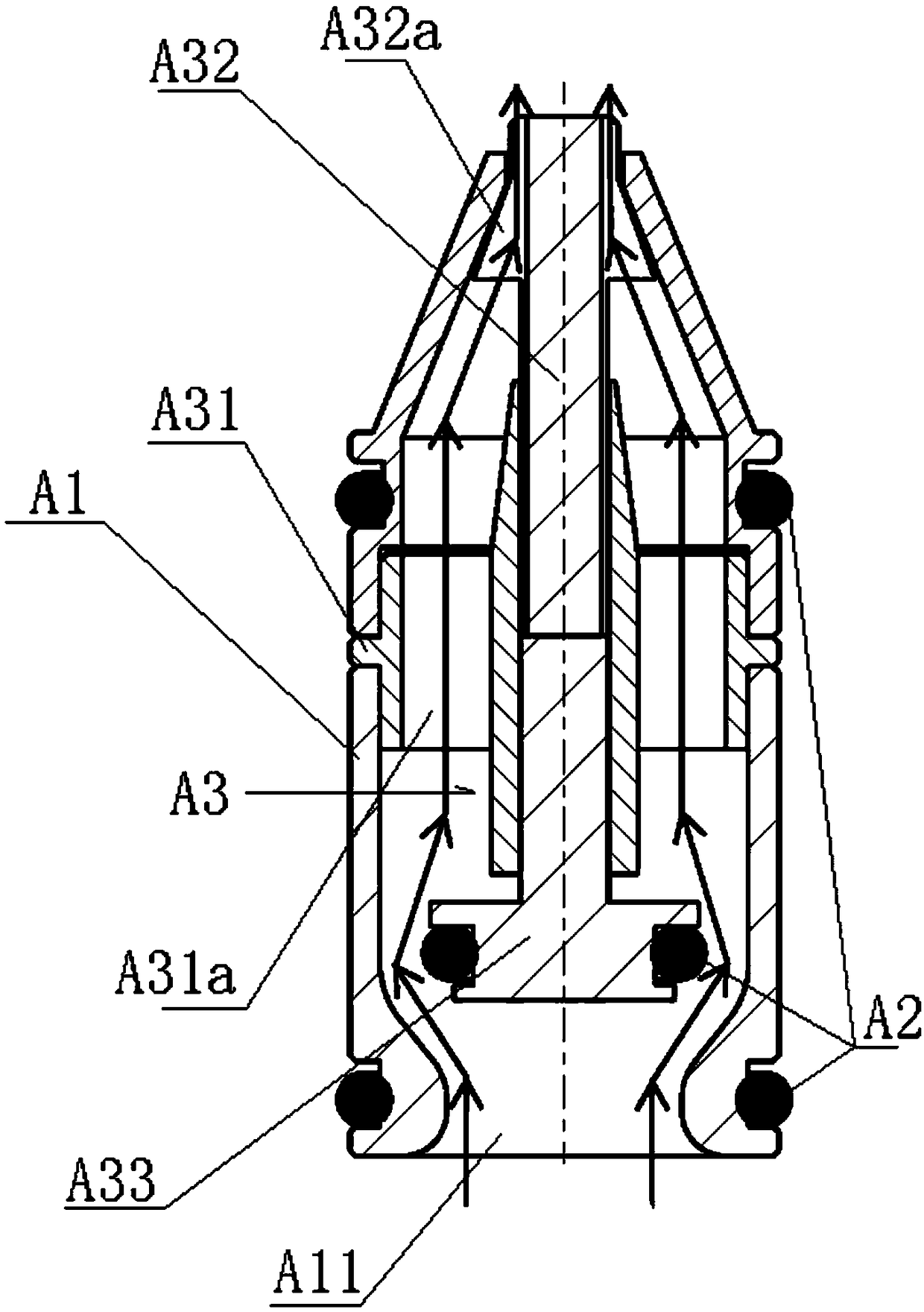 Anti-clogging jet pump and anti-clogging method for reclaiming and reusing reclaimed water resources