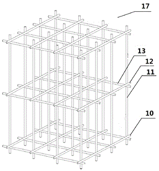 Construction structure of cylindrical die