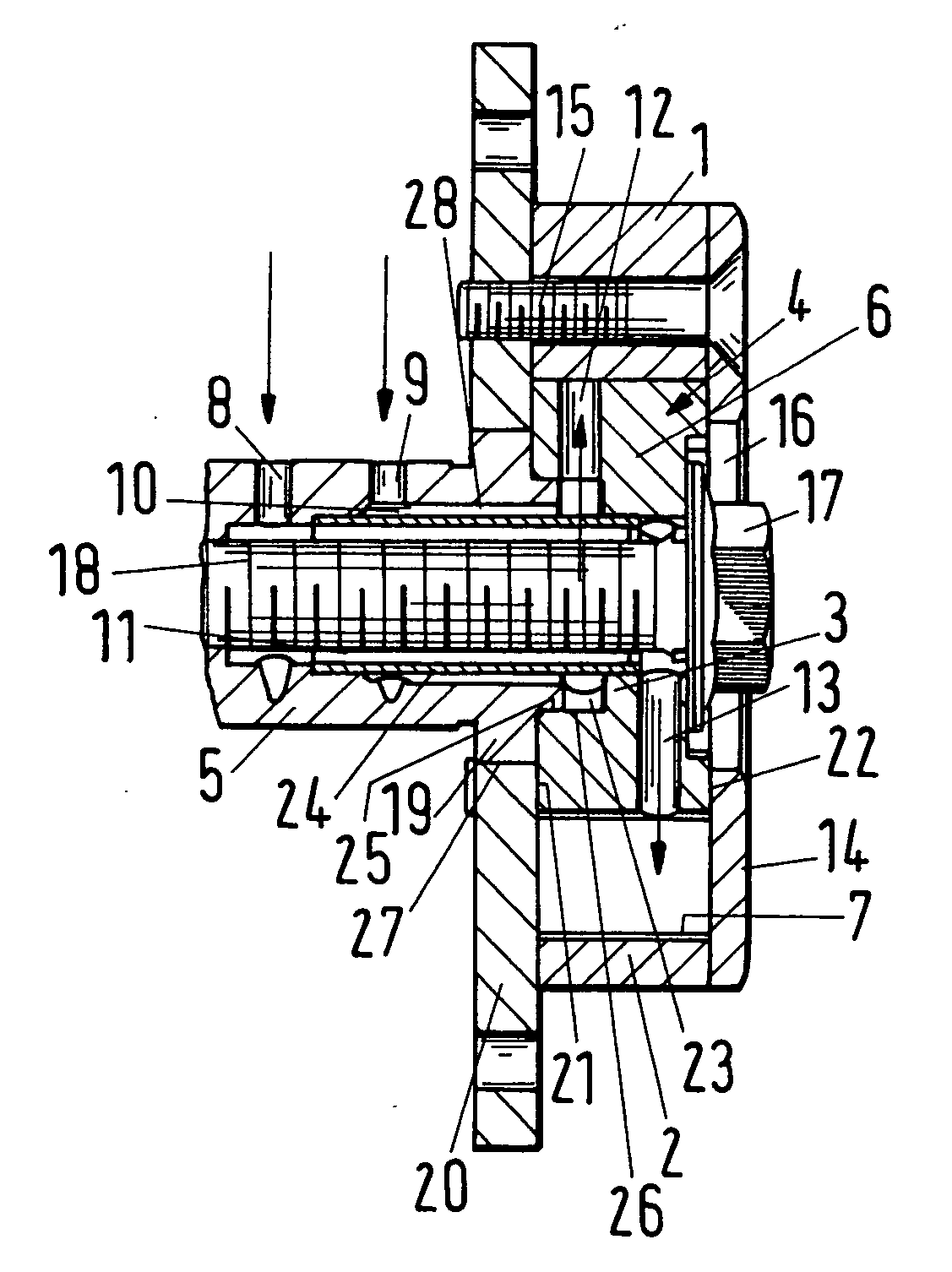 Device for Adjusting a Camshaft of an Internal Combustion Engine of a Motor Vehicle