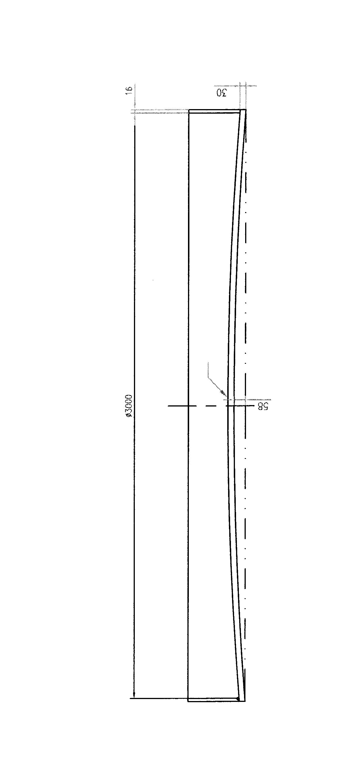 Cold leveling method for after-welding deformation of gasoline and diesel hydrofining Phi3,000 redistribution plates