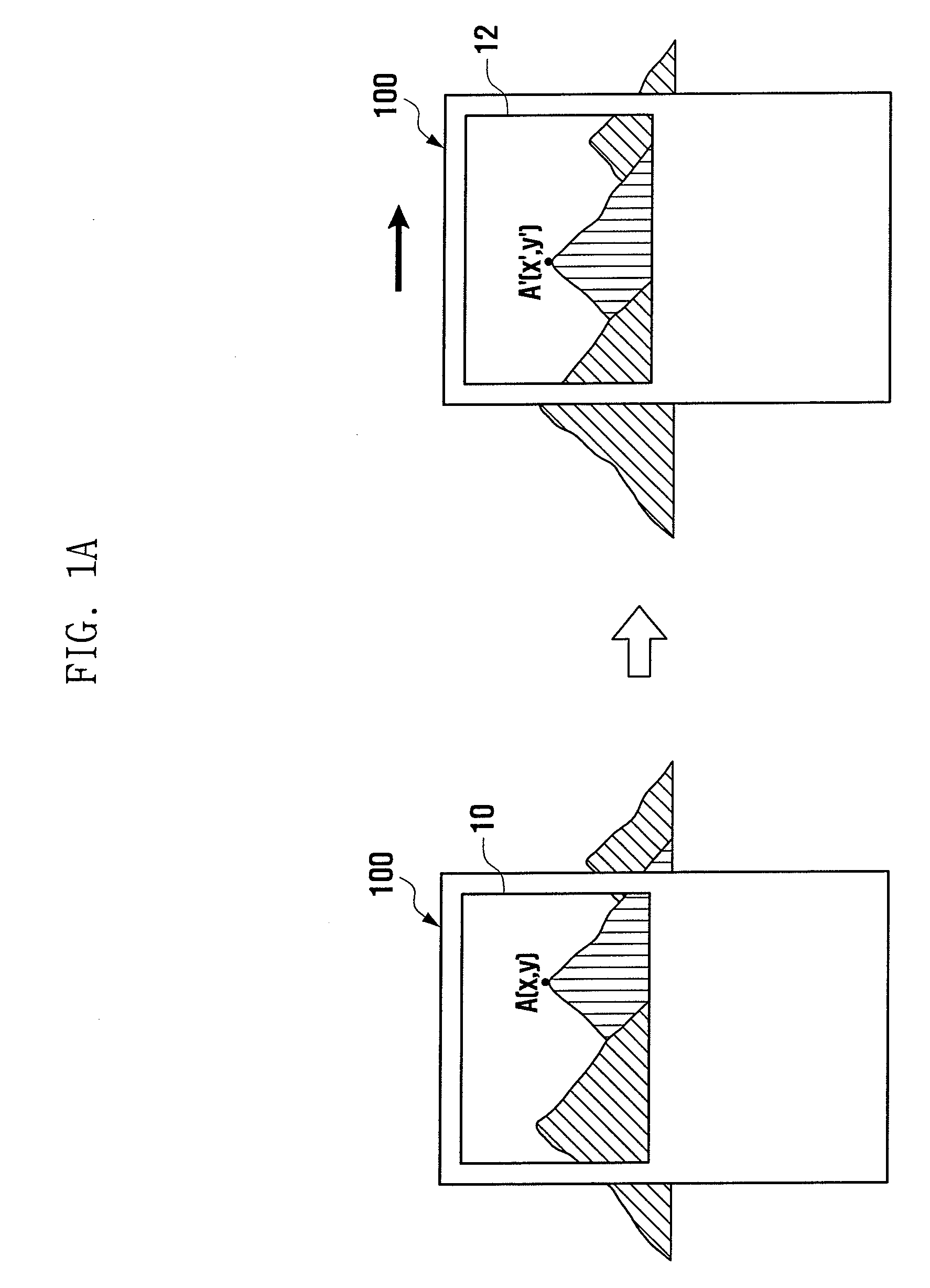 Portable terminal and user interface control method thereof based on pattern recognition and analysis of image captured by camera