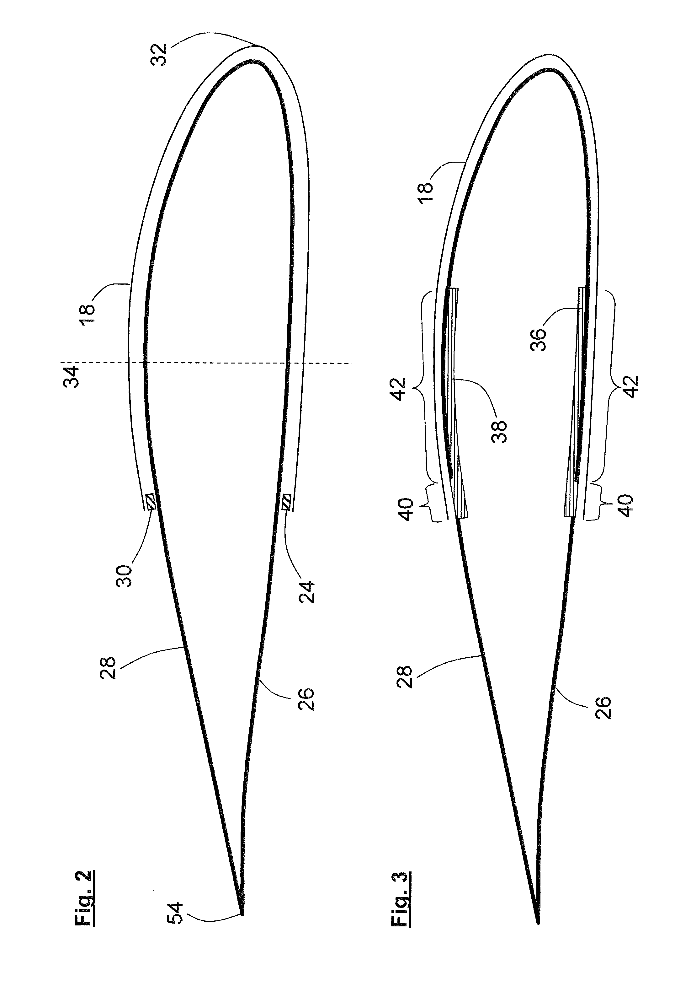 Wind turbine rotor blade having an electrical heating device and a plurality of lightning conductors