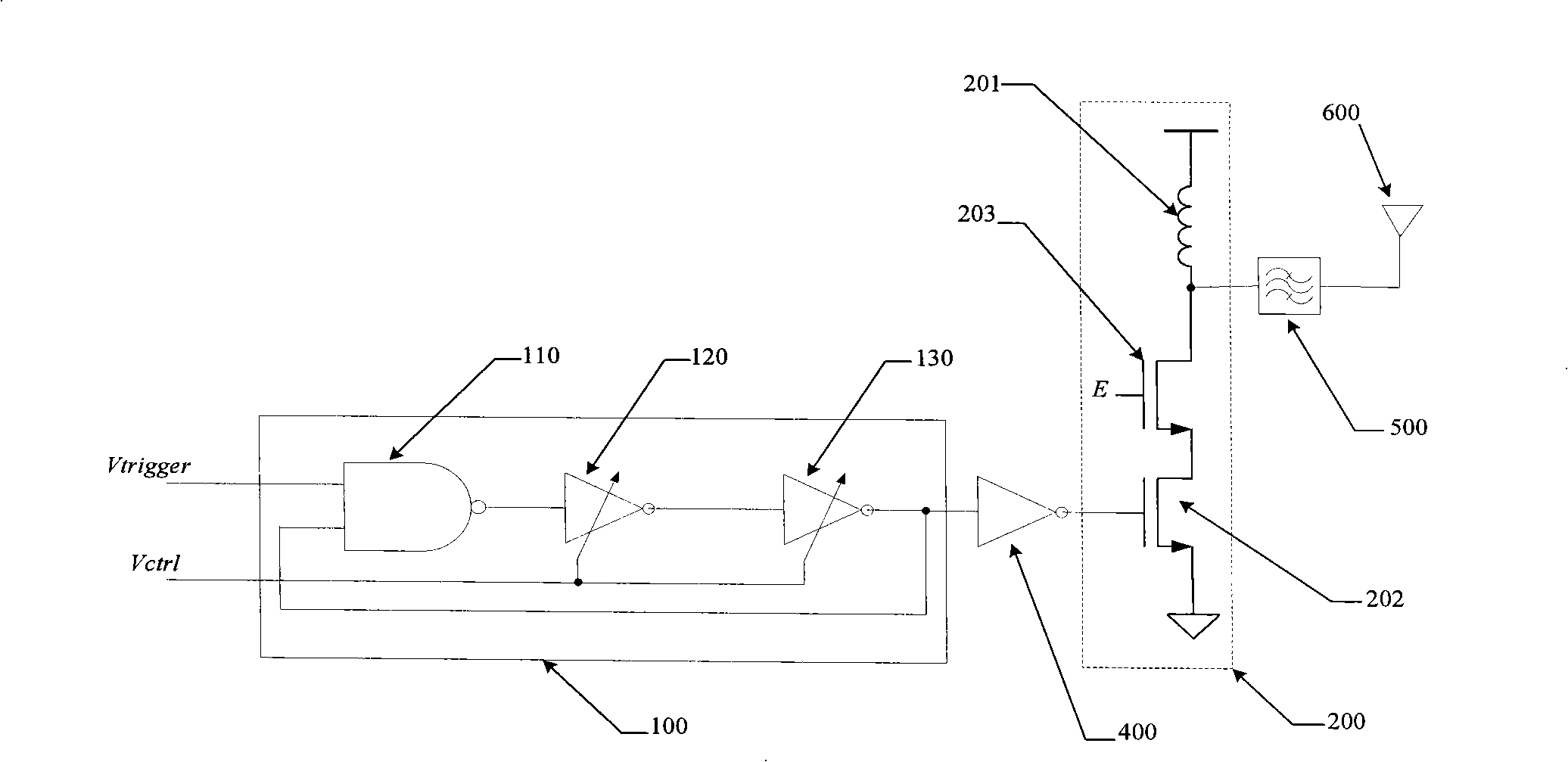 Excitation type pulse generator