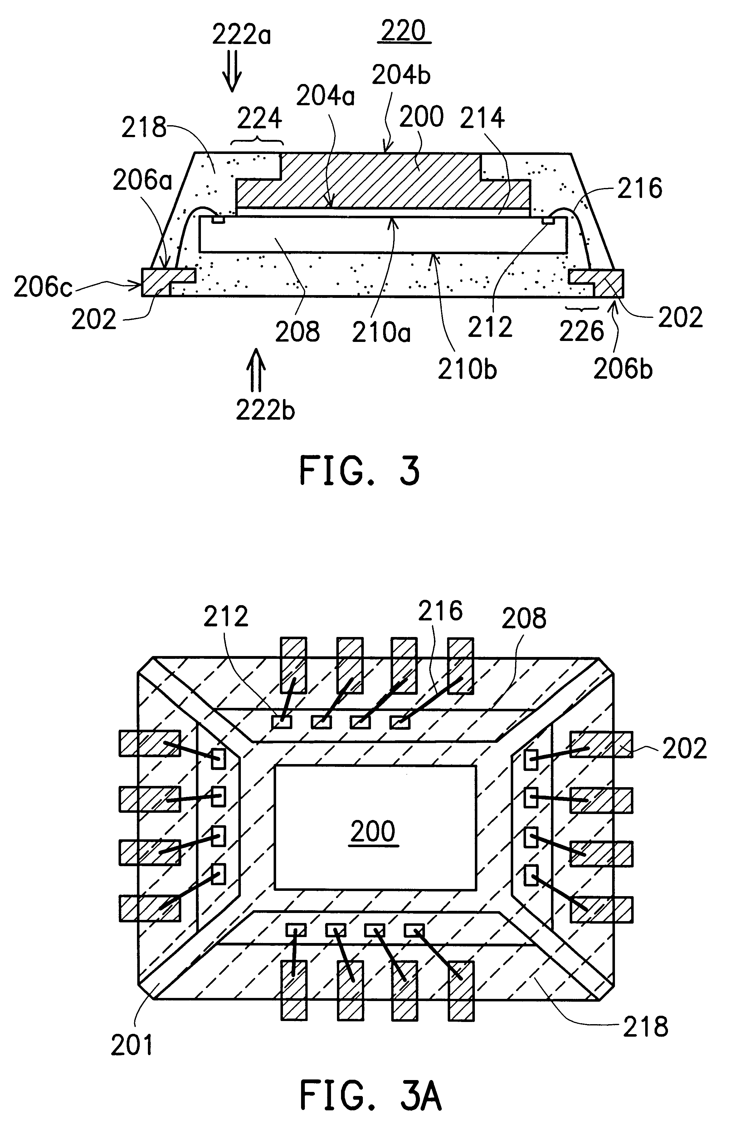 Quad flat non-lead package of semiconductor