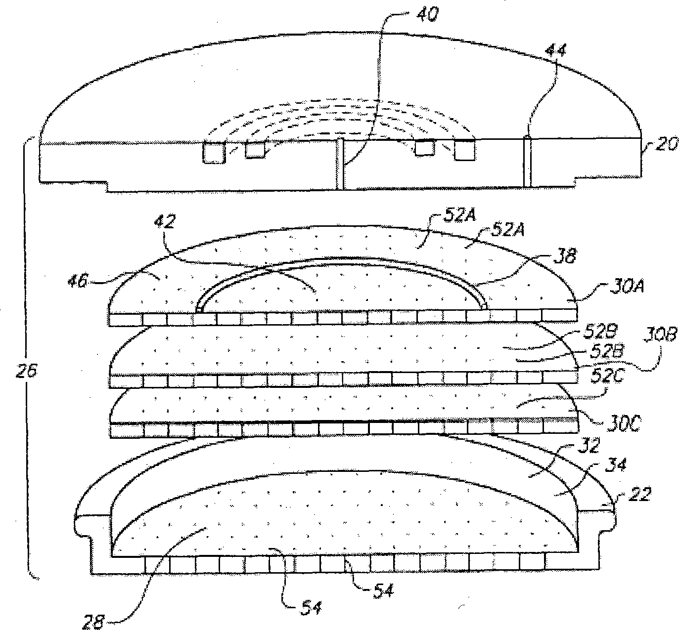 Gas dispensing device and semiconductor process plant employing the same