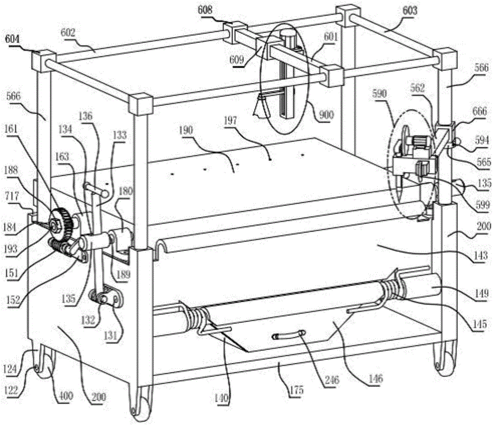 Glass detecting rack and method for carrying out glass detection by using glass detecting rack