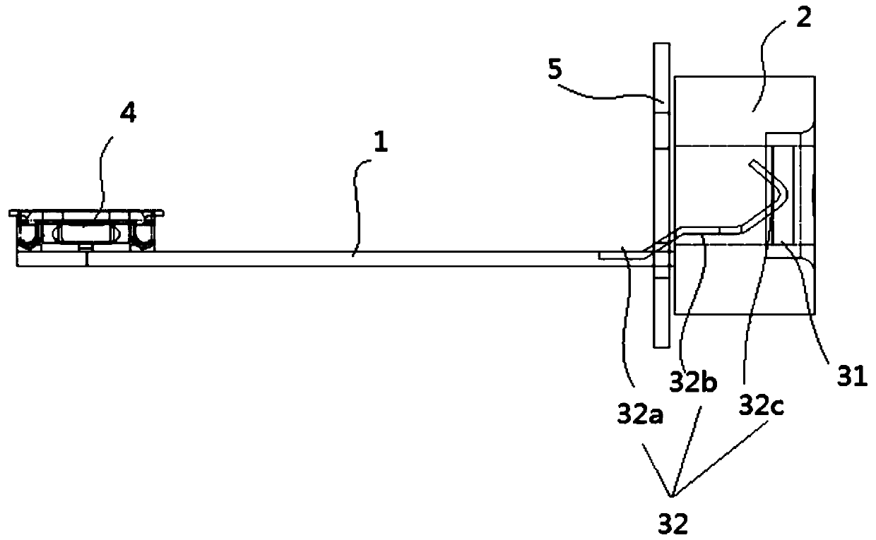 USB interface structure and electronic equipment