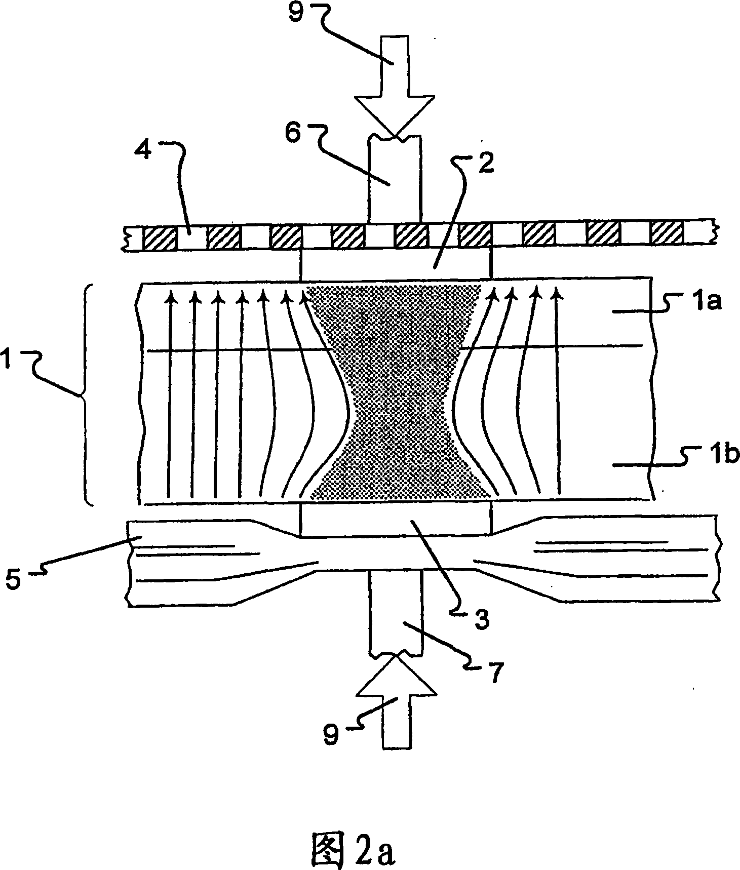 Electrolytic cell with enlarged active membrane surface