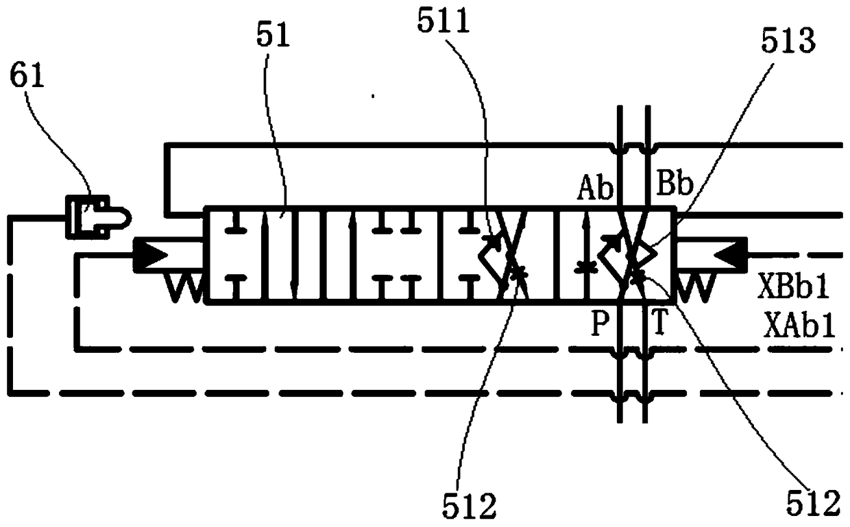 Excavator movable arm hydraulic control system and lifting control method