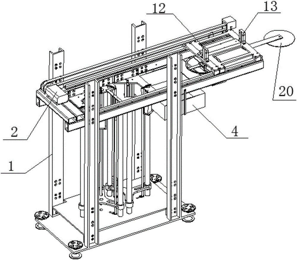 Automatic feeding device for punching machine