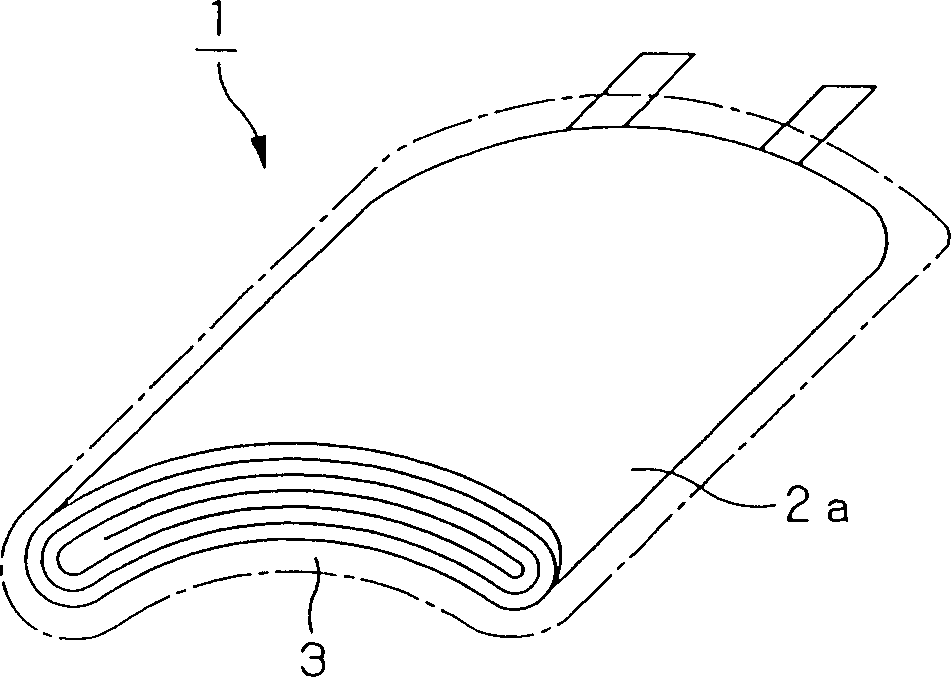 Polymer electrolyte battery and method of producing same