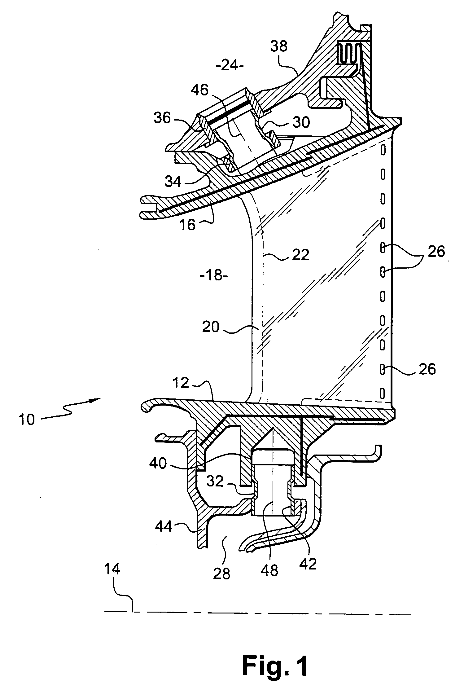 Link device between an enclosure for passing cooling air and a stator nozzle in a turbomachine