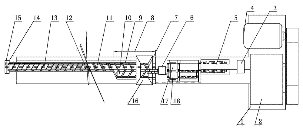 Internal exhaust type parallel counter-rotating multi-screw extruder