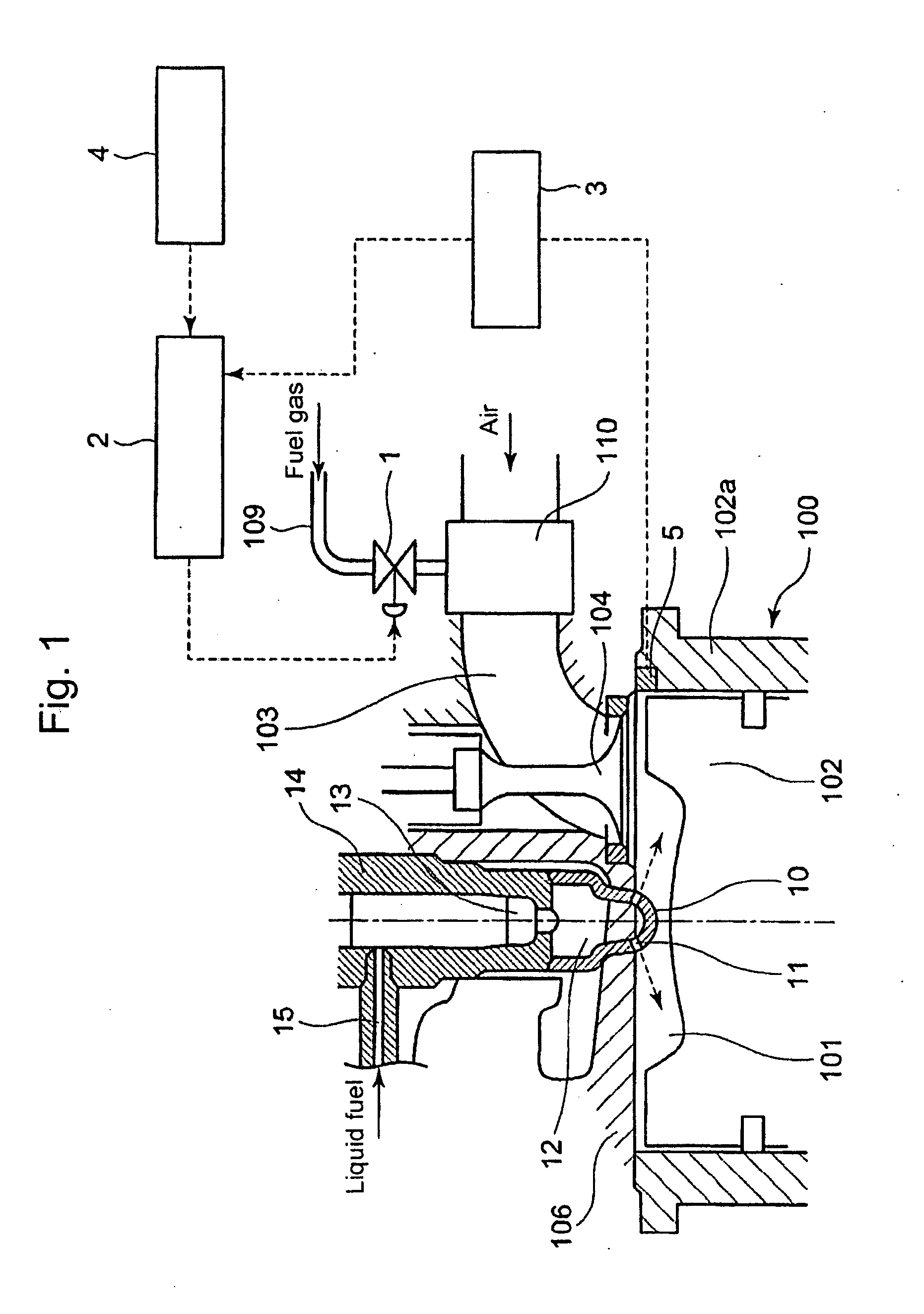 Micro-pilot injection ignition type gas engine