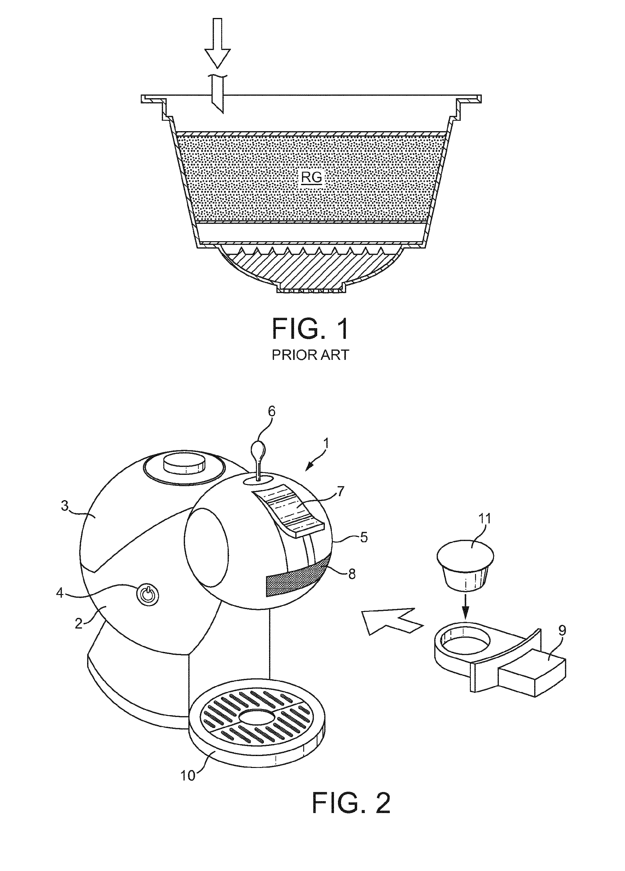 In-mould labelled capsule for beverage preparation