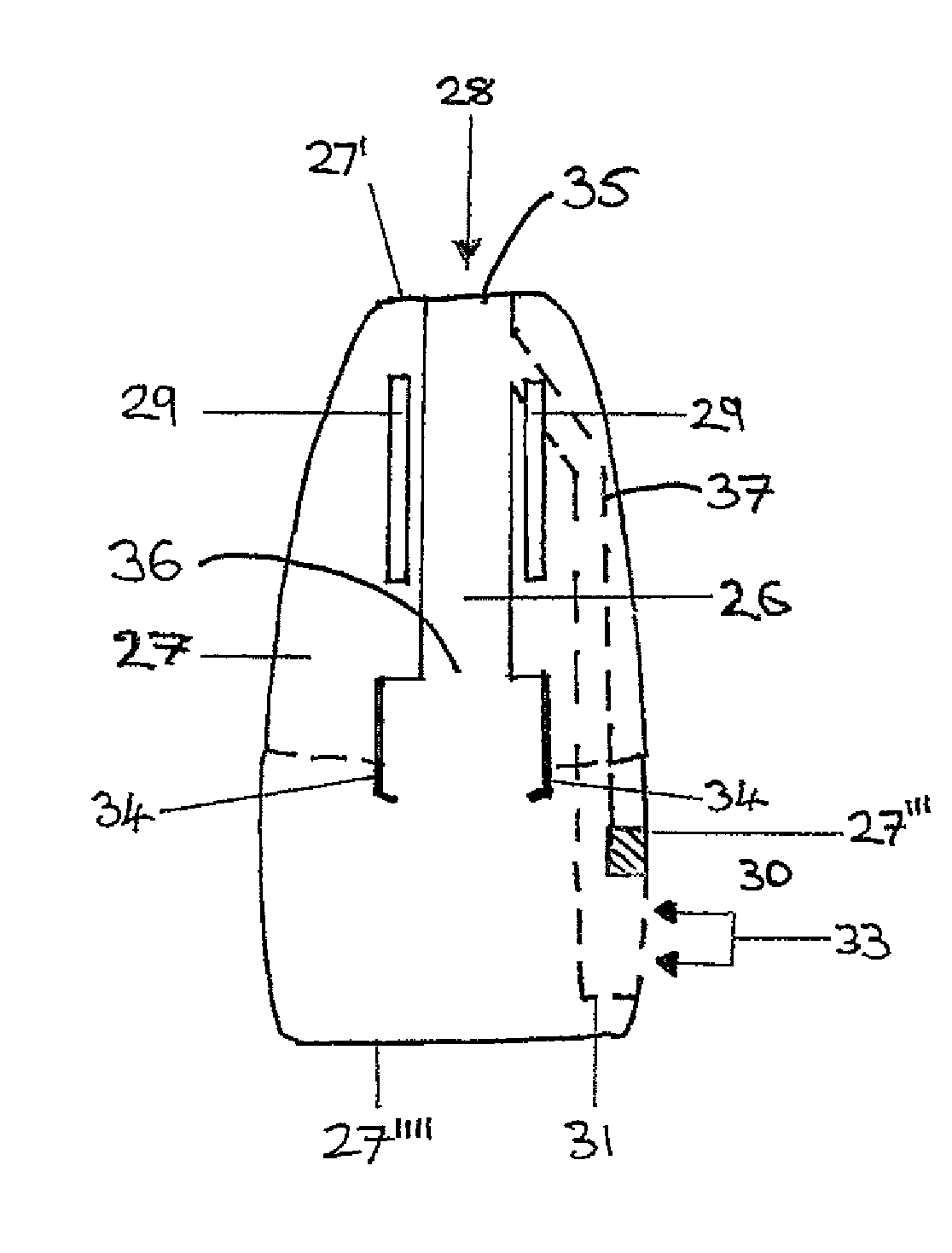 Air treatment agent dispenser with improved odour sensor functionality