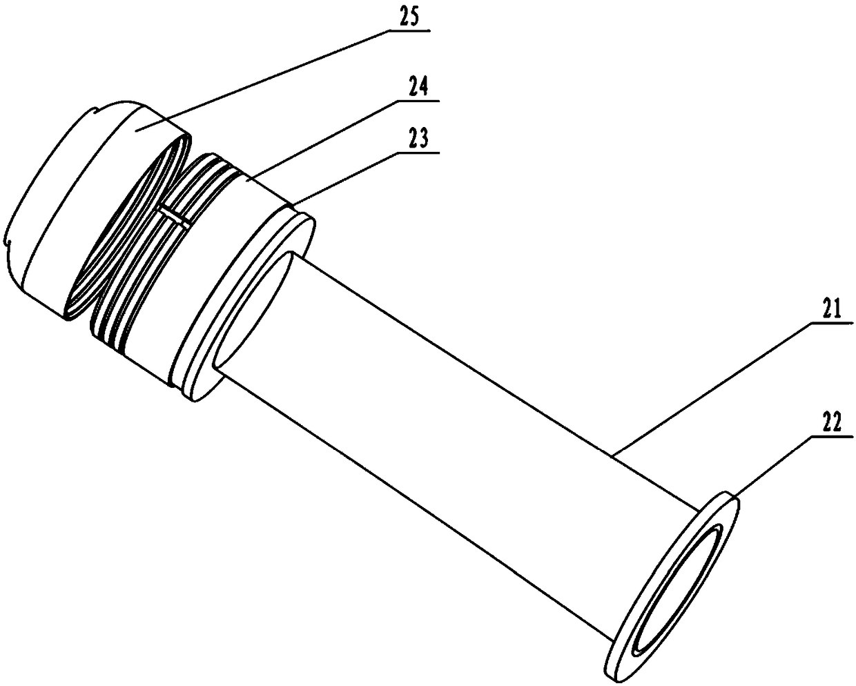 A wearable mechanical auxiliary arm for carrying based on the principle of leverage