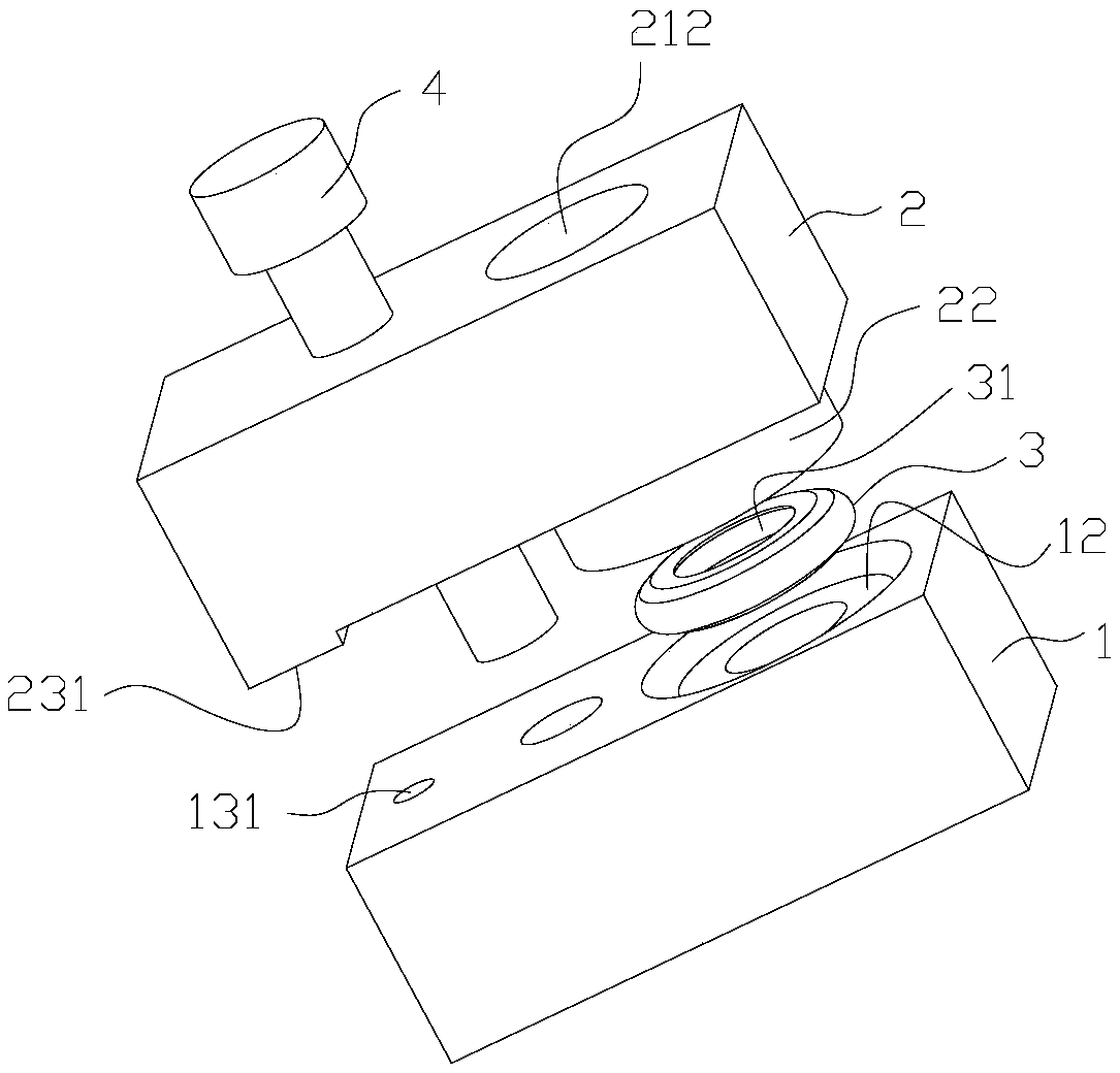 Pipeline switching device and automobile air conditioning system