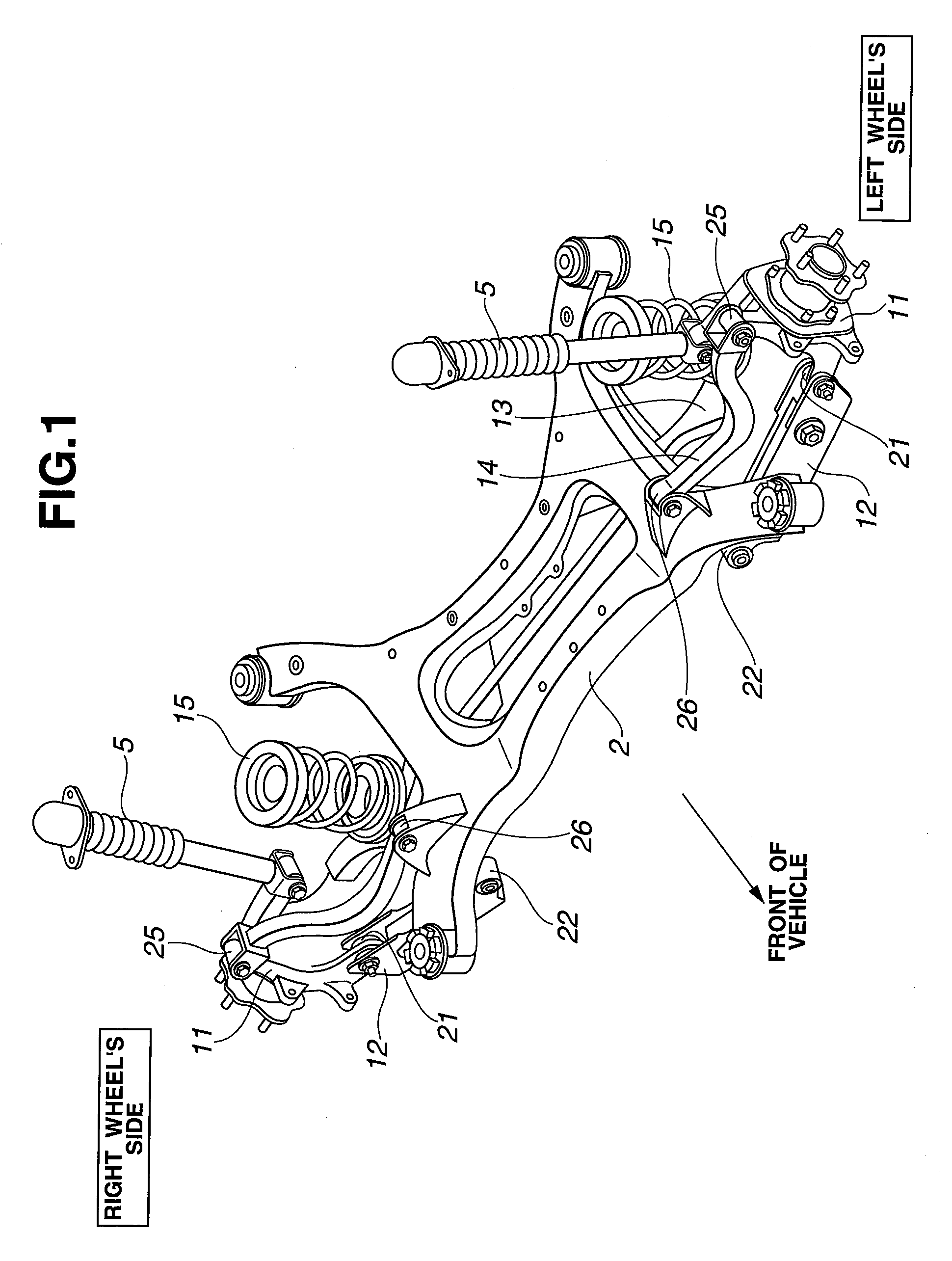 Suspension structure and method of making suspension link