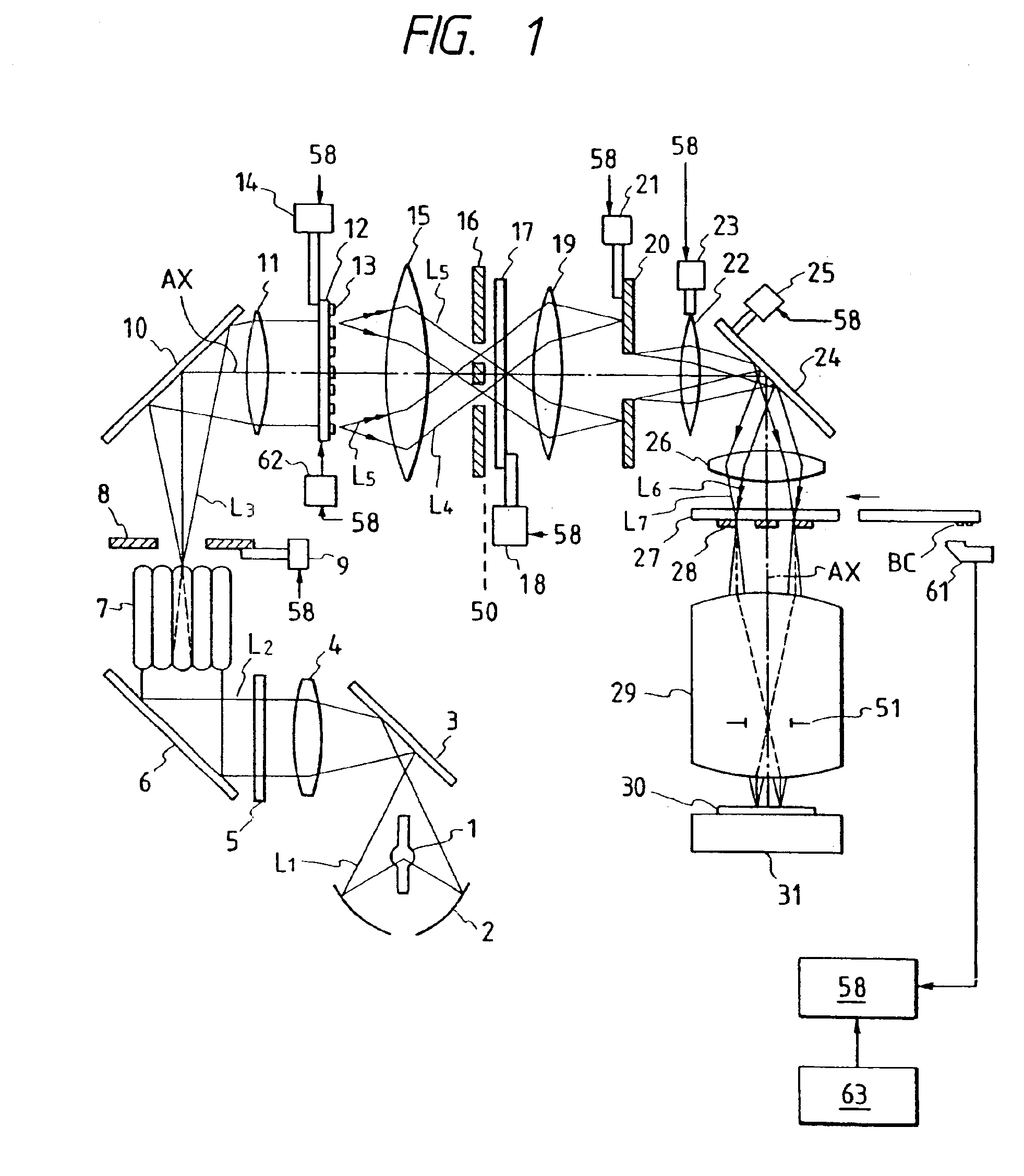 Projection exposure apparatus and method
