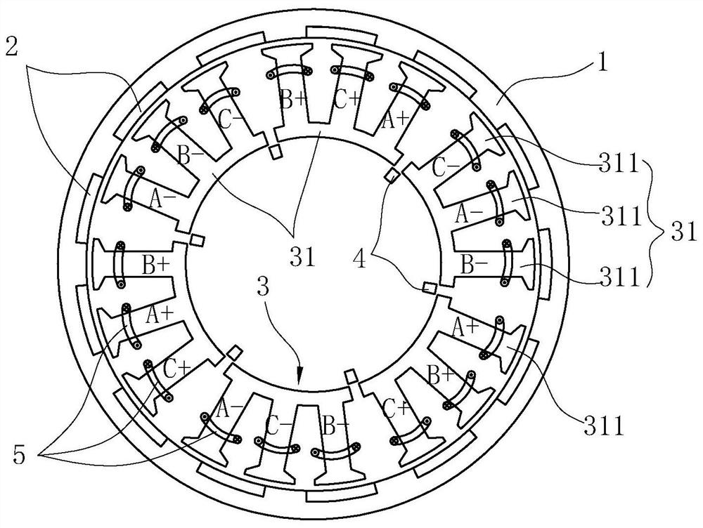 A modular permanent magnet motor