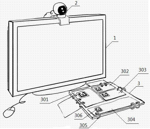 Learning system based on augmented reality technology and learning method thereof